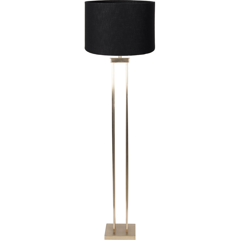 Bernado 169cm Traditional Floor Lamp, Black, Satin