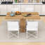 Ensemble de table de salle à manger 5 pièces avec support de rangement, table extensible et 4 chaises rembourrées-1544319036