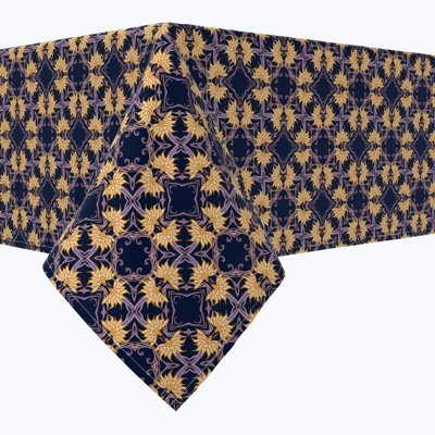 Rectangular Tablecloth, 100% Cotton, Floral 20