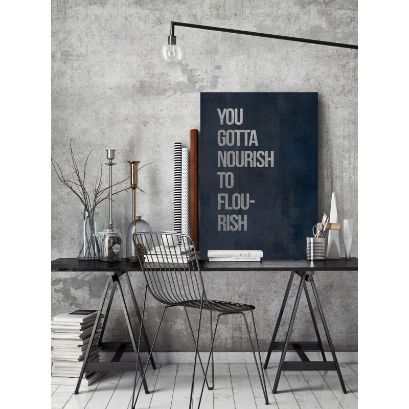 You Gotta Nourish 1 Piece Wrapped Canvas Wall Art, 38cm H x 25cm W x 3.81cm D