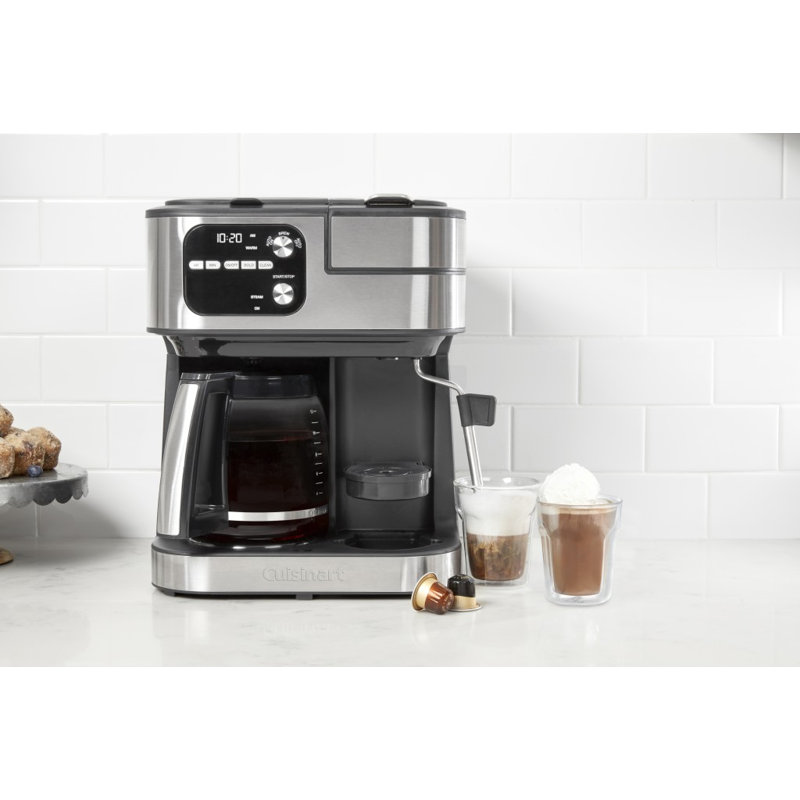 COFFEE CENTER BARISTA BAR 4-IN-1 COFFEEMAKER, Thermal, Silver Thermal, 10 cups