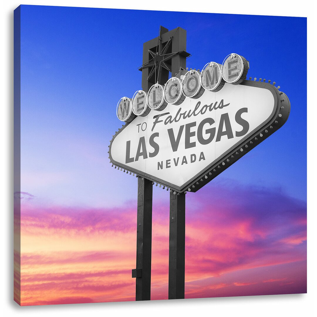 Leinwandbild Tolles Las Vegas Schild