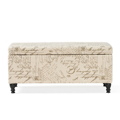 Tissu en lin beige avec emplacement dissimulé - Structure en bois thématique, sièges, décors, accents et rangement