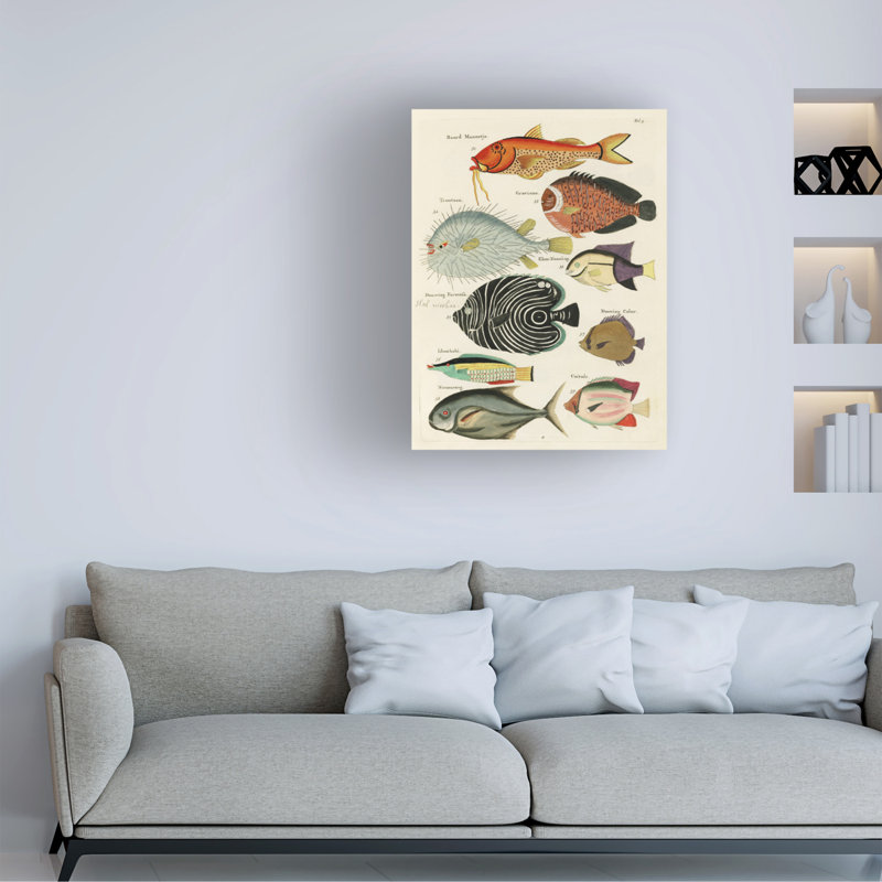 "Renard Tropical Fish VI" sur toile, H 19 po x l 14 po