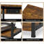 Manufactured Wood,Metal 77.5cm H Media Shelves