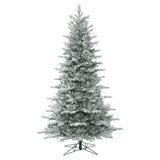 Vickerman Frosted Eastern Frasier Fir Artificial C Artificial Fir Christmas Tree