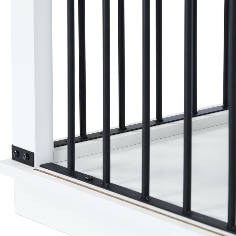 Élégante cage d'ami en fourrure - lin blanc, deux chiens de taille moyenne, double compartiment et tablette avec abri pour animal de compagnie spacieux