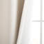 Bellino Textured Faux Linen Room Darkening Curtains for Bedroom & Living Room Curtains (1 Panel)-1007233945-1007233943