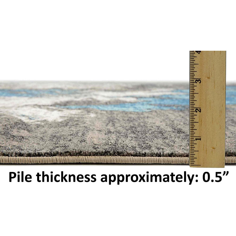 Keshan Abstract Indoor Rug