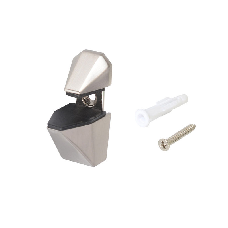 Triangular Wall Mount Shelf, 1.92" H x 1.53" W x 0.85" D, Stainless Steel