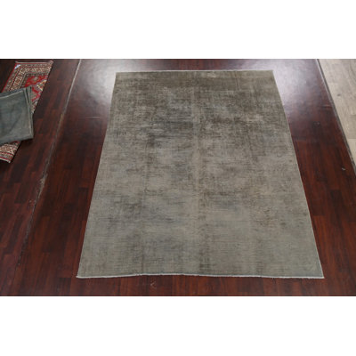 Tapis oriental 100% teinture végétale Oushak noué à la main 8 x 10