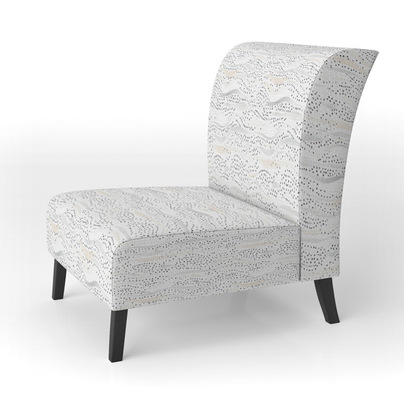 Fauteuil de chambre Dots, Pantoufle sans accoudoirs
