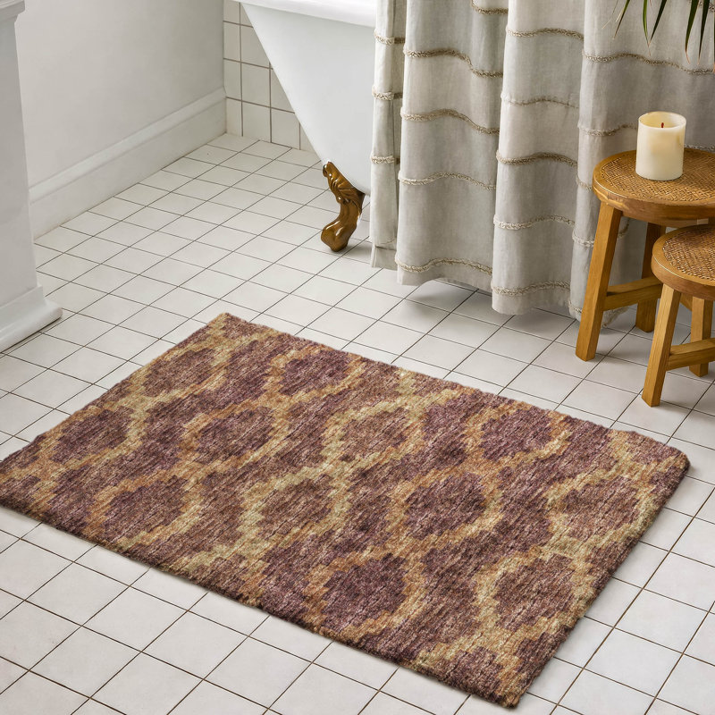 Premium Machine Washable Dream Shag ADS115 Tribal Rug, Canyon, 2'6" x 3'10"