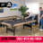 GoSports Portable Pool Table - No Assembly Required Folding Billiard Table in Oak-99489135
