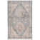 Tapis bleu / beige Araya