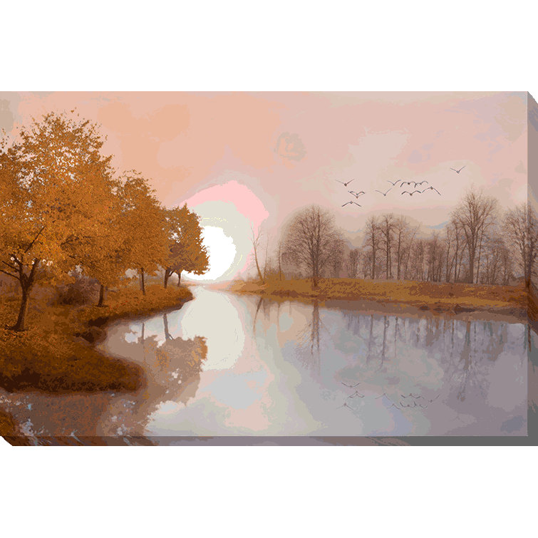 East Urban Home Wrapped Canvas Graphic Art | Wayfair.co.uk