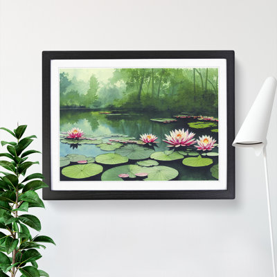 Lily Pond Watercolour Vol.3 - Single Picture Frame Print