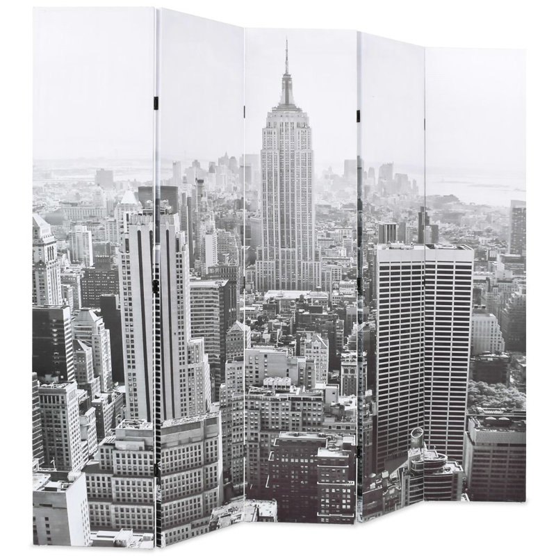 Lafon 180cm H Folding Room Divider, 180cm H x 200cm W