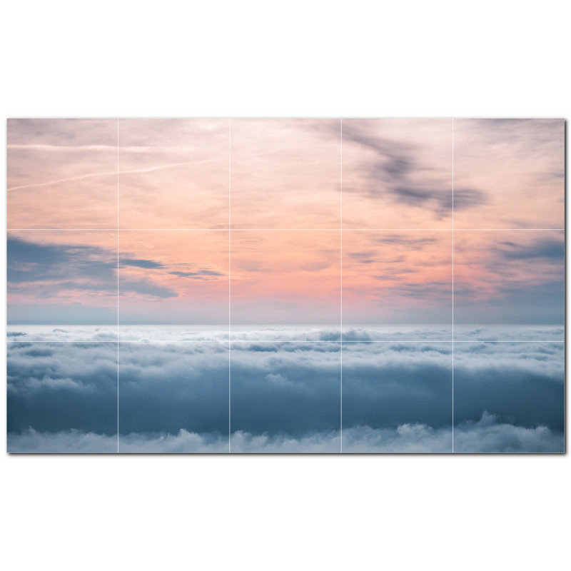 Panneau décoratif en céramique satinée 6 po x 6 po