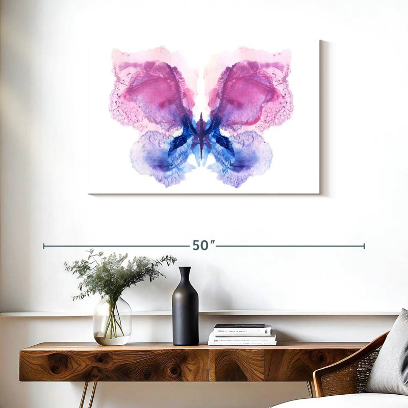 Brampt Fantastic Abstract Butterfly, 24" H x 36" W