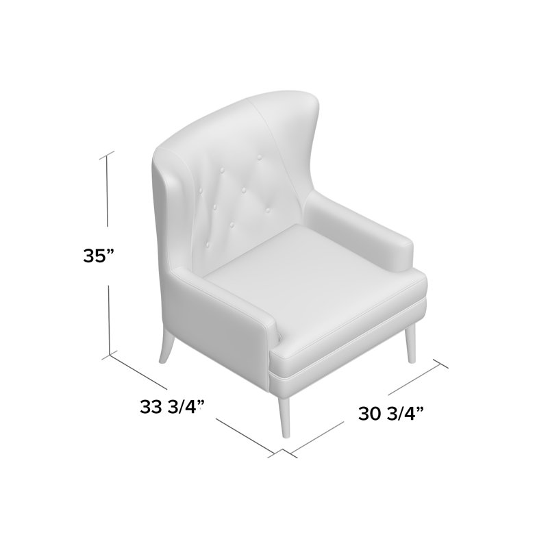 Clermont Tufted Wingback Chair