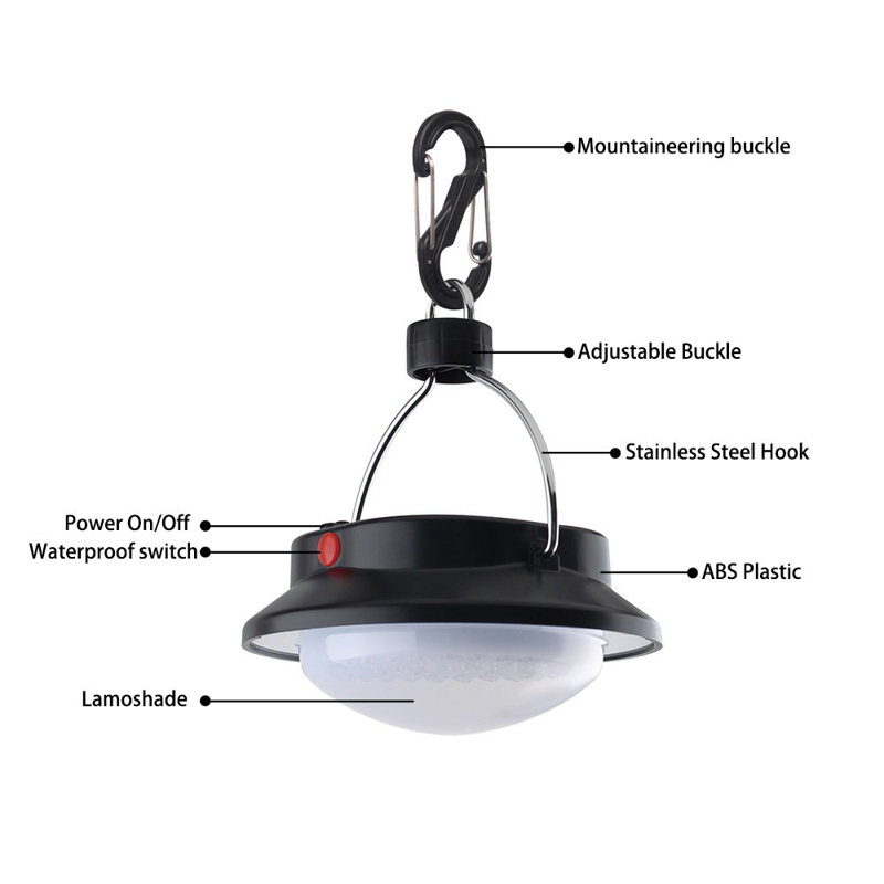 4.7'' Battery Powered Integrated LED Outdoor Hanging Light