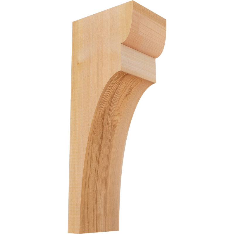 Yorktown Corbel, H 20 po x l 5,5 po x P 8 po, Cèdre rouge, Lisse