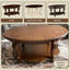 Table basse ovale en bois 42 pouces-784089857-784089856