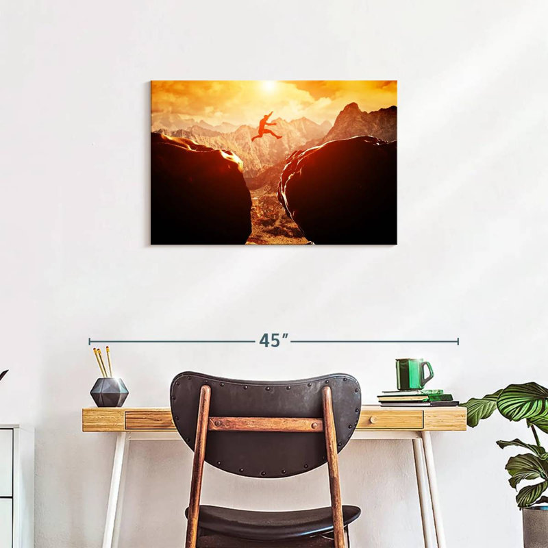 Sireci Extreme Cliff Jumping, 20" H x 30" W