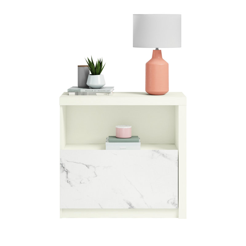 Classeur latéral blanc pour bureau organisé et vestibule, bois d'ingénierie, courrier à compartiments, format compact, installation ou installation rapide à domicile, construction, rangement, assemblage