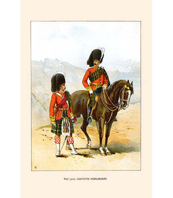 « 72nd seaforth highlanders »-impression d’art graphique