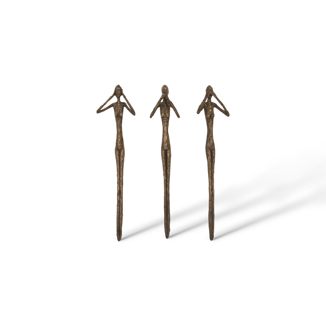 See, Speak, Hear No Evil Wall Art 3 Piece Phillips Collection 