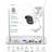 8CH 4MP WiFi Security Camera System with 2TB HDD, 4 Outdoor Camera, AI Human Detection, 2-Way Audio