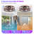 24" Flush Mount Caged Ceiling Fan with Lights and Remote Control-122513622-122513623