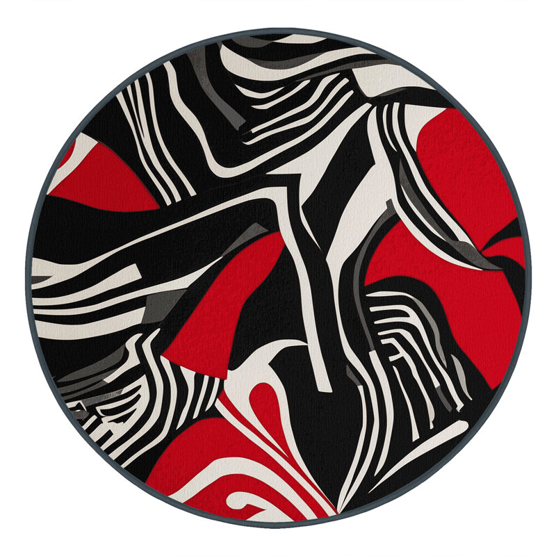 Tapis Obsidian Glow, Rond 7 pi
