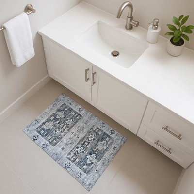 Premium Machine Washable Honig AMF1662 Global Rug