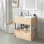 30" Bathroom Vanity With Sink Top,bathroom Cabinet With Open Storage Shelf And Two Drawers