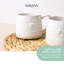 Mikasa Farmhouse Heart Stoneware Mugs, 380ml, White