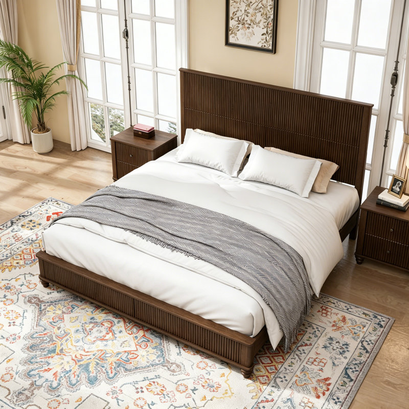 Solid Wood Bed Frame