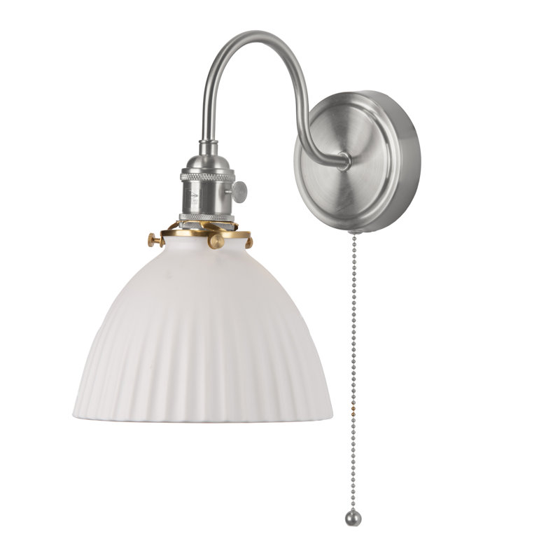 Wall Light, Antique Chrome