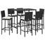 Ensemble de table et chaises d'extérieur avec coussins en rotin-88468363-88468364-133568192