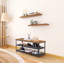 12 Pair Shoe Storage Bench