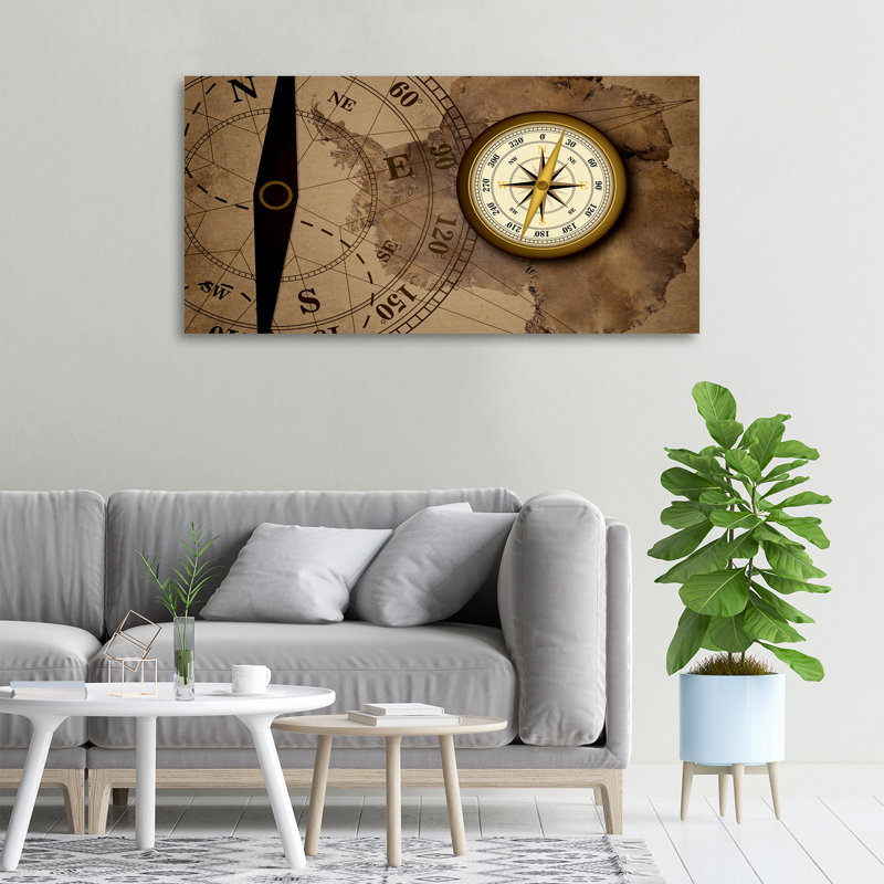 Compass - Wrapped Canvas Print
