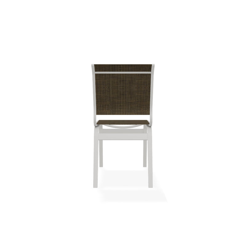 Chaise d'appoint de salle à manger Hiraku, Beacon taupe Sunbrella®, Neige texturée