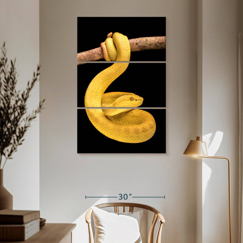 Brampt Venomous Pit Viper, 65" H x 42" W