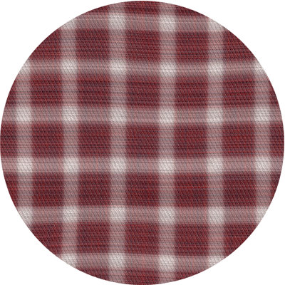 Tapis brun/blanc à motifs