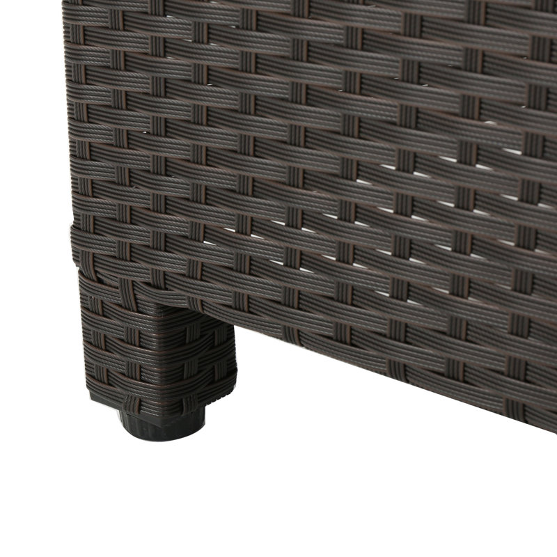 Accent Table For Patio Garden, Dark Gray