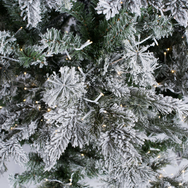 Kiana Lighted Artificial Pine Christmas Tree, 7.5' H