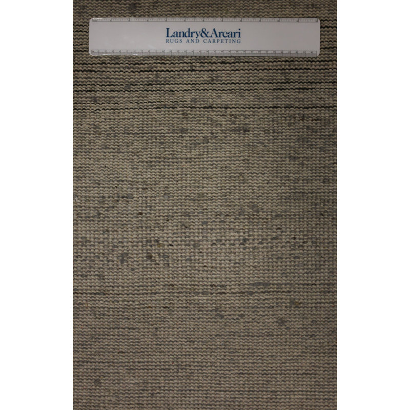 Tapis gris unique rectangulaire de 9 pi x 12 pi 1 po Rajasthan