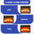  24" Recessed Electric indoor Fireplace With Adjustable Temperature